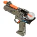 Space Warrior: Kovová elektrická zbraň s světlem a zvukem 24cm
