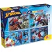 Spider-Man 2 v 1 maxi 4x48ks puzzle a omalovánka 35x25cm - Lisciani