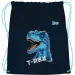 St.Right Modrý T-Rex sportovní vak, pytel na přezůvky 34x43 cm