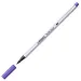 Stabilo: Pen 68 brush štětcový fix ve fialové barvě