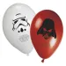 Star Wars balónky o velikosti 28 cm v sadě po 8 ks.