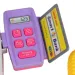 Šťastné Nakupování: Elektronická pokladna v bílo-růžové barvě se zvukem a doplňky 22,5x17cm