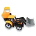 Stavební náklaďák: Bagr traktor pracovní stroj s přívěsem 45cm