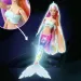 Steffi Love: Steffi magická duhová mořská panna s osvětlenou ploutví - Simba Toys