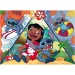 Stitch 2 v 1 150dílné maxi puzzle a omalovánka 70x50 cm – Lisciani