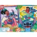 Stitch 2 v 1 60dílné Eco puzzle a omalovánka 70x50cm - Lisciani