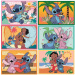 Stitch 6dílná sada pohádkových kostek - Clementoni
