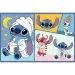 Stitch a jeho přátelé 2x70dílné puzzle - Trefl