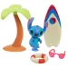 Stitch hračka se surfovacím prknem a palmou