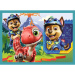 Tlapková patrola – Dobrodružství na dinosauřím ostrově 4 v 1 sada puzzle - Trefl