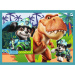 Tlapková patrola – Dobrodružství na dinosauřím ostrově 4 v 1 sada puzzle - Trefl