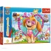 Tlapková patrola: Zářící Skye 100 dílků třpytivé puzzle - Trefl