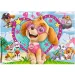 Tlapková patrola: Zářící Skye 100 dílků třpytivé puzzle - Trefl