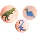TyToo: Sada šablon na třpytivé tetování s dinosaury, 21 ks