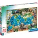 Úžasný svět zvířat 300 dílků Super puzzle - Clementoni