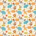 Všechno nejlepší k narozeninám! Balicí papír s motivem džungle a zvířat 100x70 cm