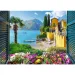 Výhled na Comské jezero 1000dílné puzzle - Trefl