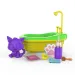 Washy Friends: Color Reveal Koupací kočičky s vanou a doplňky - Pinki