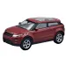 Welly: Land Rover Evoque, model kovového autíčka v měřítku 1/64, vínová barva
