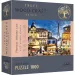 Wood Craft: Francouzská ulička 1000 kusů prémiové dřevěné puzzle - Trefl