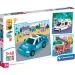 Záchranná vozidla 3x48ks Supercolor puzzle - Clementoni
