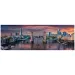 Západ slunce na Temži HQC 1000 dílků panoramatické puzzle s plakátem - Clementoni