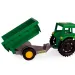 Zelený traktor s vyklápěcím přívěsem 38,5 cm - Wader