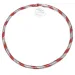 Hula hoop kruh o velikosti 37 cm v barvě fialovo-stříbrné