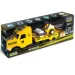 Magic Truck Technic: Nákladní auto s válcem a světlem 80cm - Wader