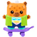 Nano-mals: Gabbybara interaktivní elektronická figurka kapybary – Hasbro