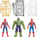 Spider-Man Zbrusu nový den: ActionVerse akční figurky sada 3 ks – Hasbro